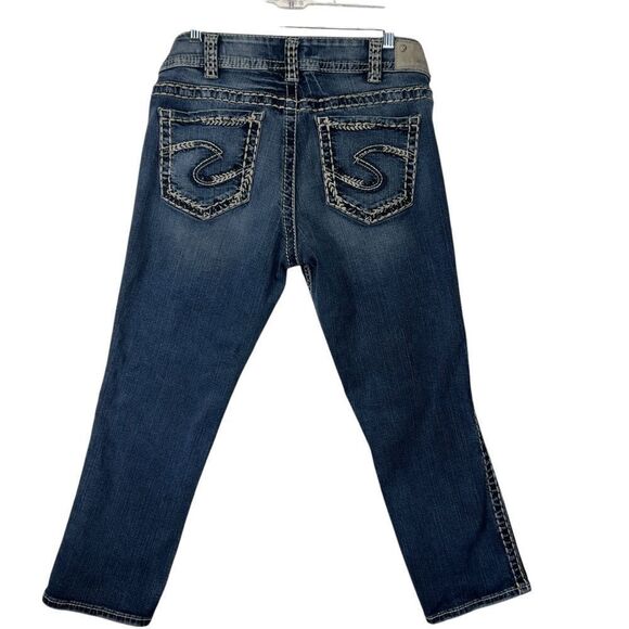 Silver jeans SUKI MID CAPRI W30/L22½ L43910SAI356 - Picture 15 of 16